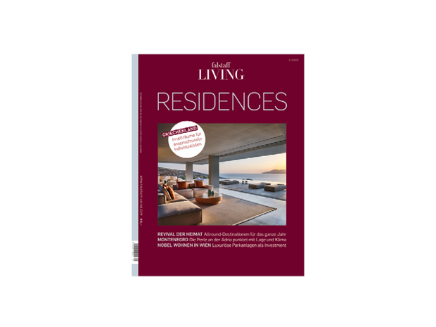 Falstaff Living Magazin Residences 01/2022
